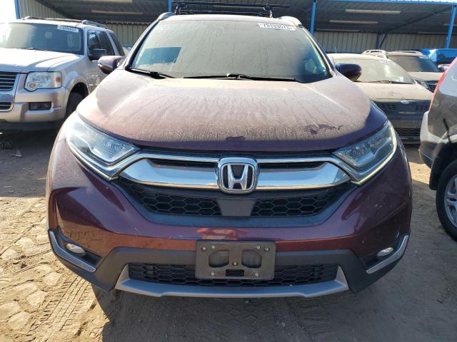 7FARW2H94JE097408 - 2018 HONDA CR-V TOURING BURGUNDY photo 5