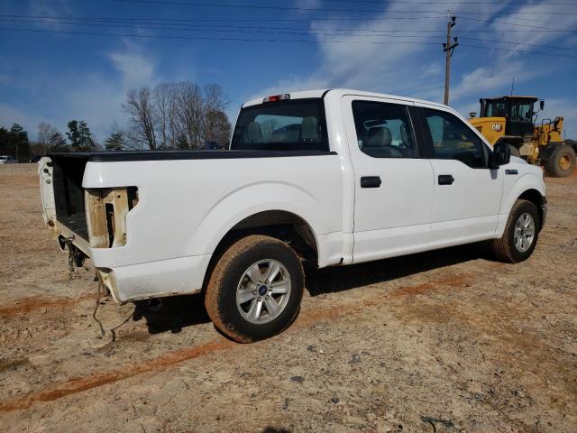 1FTEW1CP9KKF21681 - 2019 FORD F150 SUPERCREW WHITE photo 3