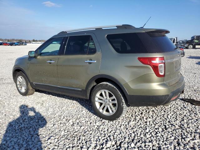 1FM5K8D82DGA18961 - 2013 FORD EXPLORER XLT GREEN photo 2