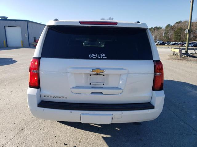 1GNSCHKC7GR431213 - 2016 CHEVROLET SUBURBAN C1500 LT WHITE photo 6