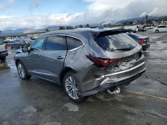 5J8YE1H81NL043483 - 2022 ACURA MDX ADVANCE GRAY photo 2