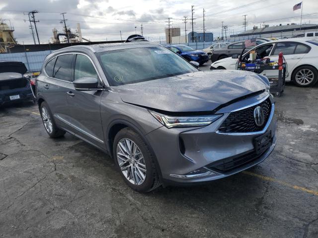 5J8YE1H81NL043483 - 2022 ACURA MDX ADVANCE GRAY photo 4