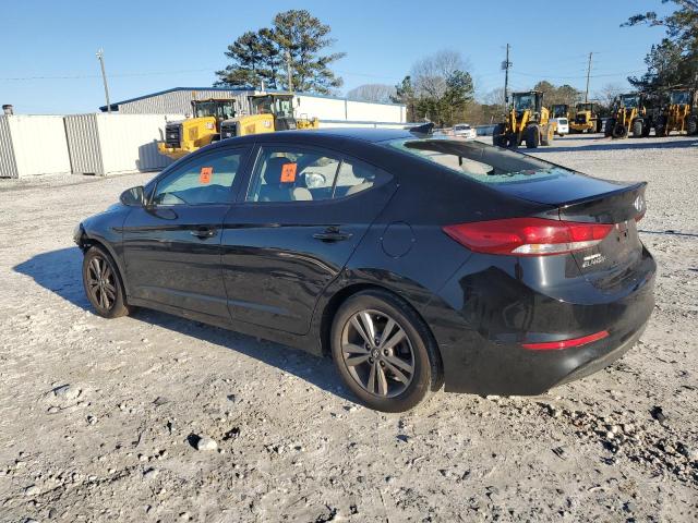 KMHD84LF1JU504306 - 2018 HYUNDAI ELANTRA SEL BLACK photo 2