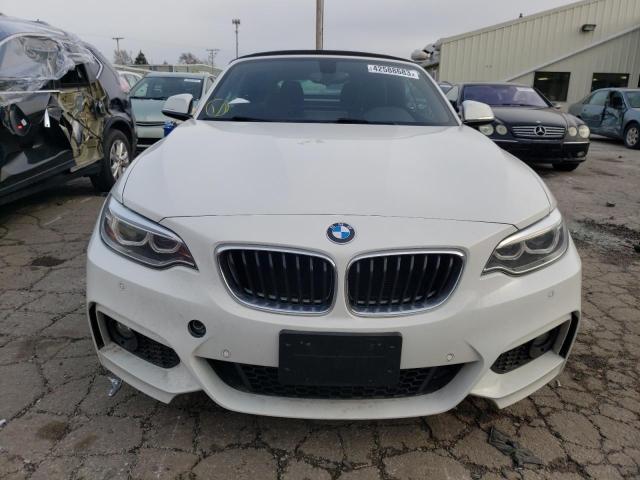 WBA2M9C30HV717775 - 2017 BMW 230XI WHITE photo 5