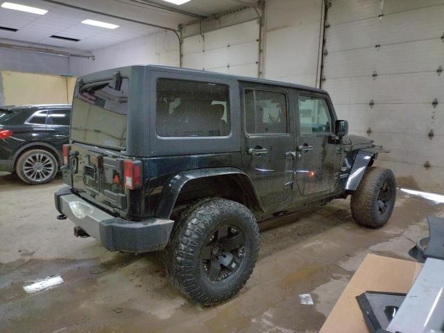 1C4BJWEG8CL179275 - 2012 JEEP WRANGLER U SAHARA BLACK photo 3