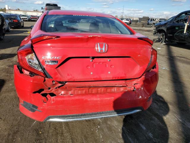 2HGFC2F66KH512984 - 2019 HONDA CIVIC LX RED photo 6