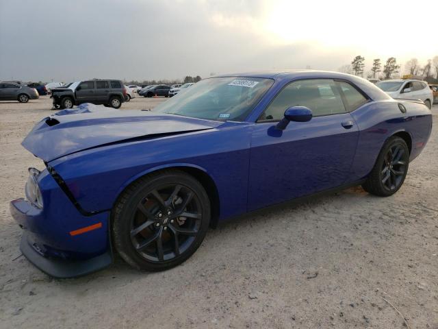 2C3CDZJG8NH218647 - 2022 DODGE CHALLENGER GT BLUE photo 1