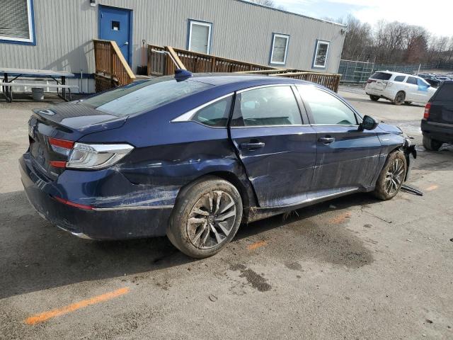 1HGCV3F46KA010525 - 2019 HONDA ACCORD HYBRID EX BLUE photo 3