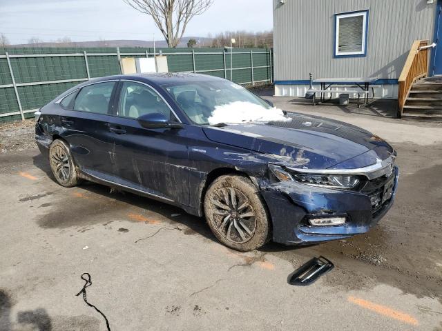 1HGCV3F46KA010525 - 2019 HONDA ACCORD HYBRID EX BLUE photo 4