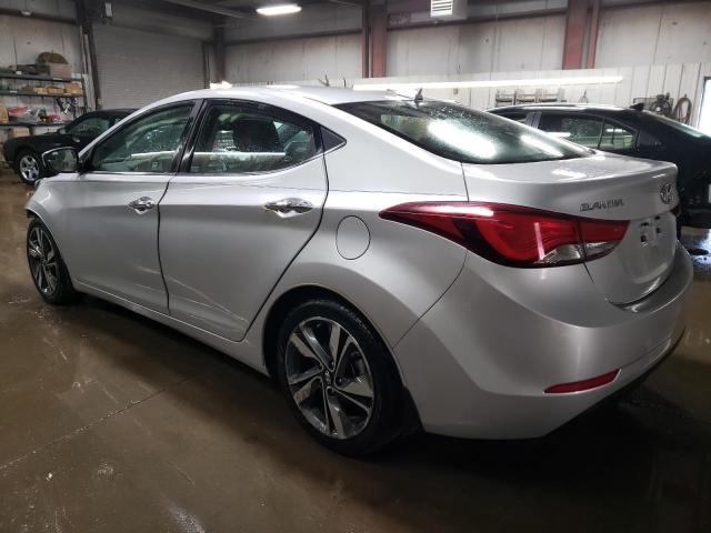 KMHDH4AE6EU181225 - 2014 HYUNDAI ELANTRA SE SILVER photo 2