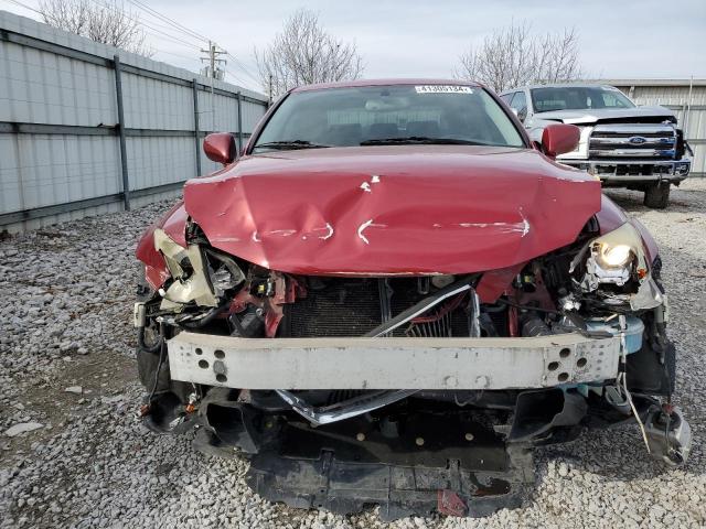 JTHBK262472055006 - 2007 LEXUS IS 250 RED photo 5