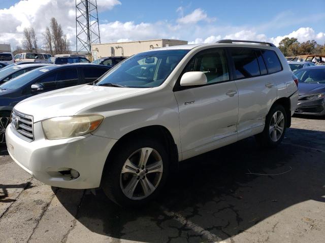 JTEES43A382045229 - 2008 TOYOTA HIGHLANDER SPORT CREAM photo 1