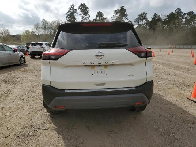 JN8AT3CA3MW028884 - 2021 NISSAN ROGUE SL WHITE photo 6