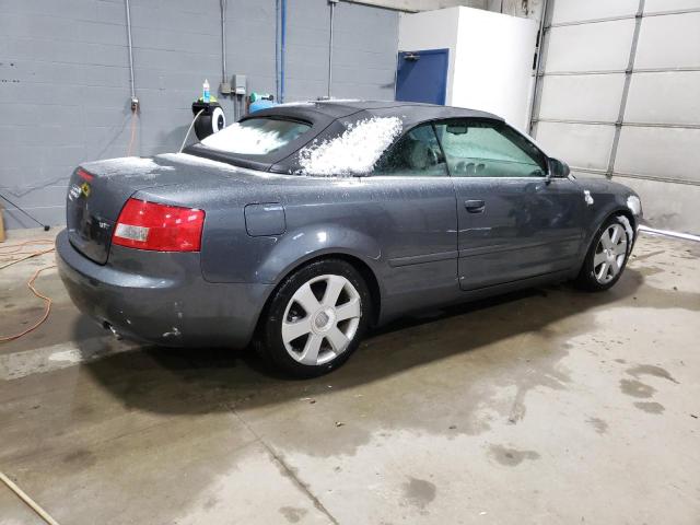 WAUAC48HX6K008727 - 2006 AUDI A4 1.8 CABRIOLET GRAY photo 3