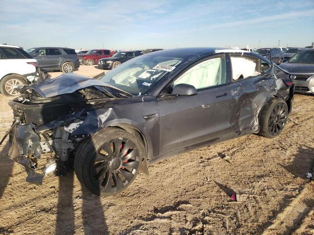 5YJ3E1EC5NF329969 - 2022 TESLA MODEL 3 GRAY photo 1