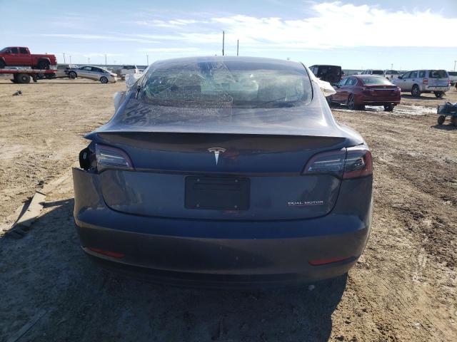 5YJ3E1EC5NF329969 - 2022 TESLA MODEL 3 GRAY photo 6