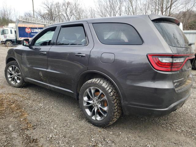 1C4RDJDG1KC744734 - 2019 DODGE DURANGO GT GRAY photo 2