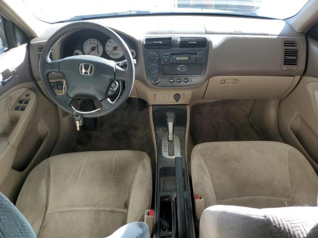 1HGES26762L028307 - 2002 HONDA CIVIC EX BEIGE photo 8