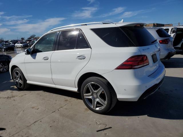 4JGDA5GBXGA648710 - 2016 MERCEDES-BENZ GLE 400 4MATIC WHITE photo 2