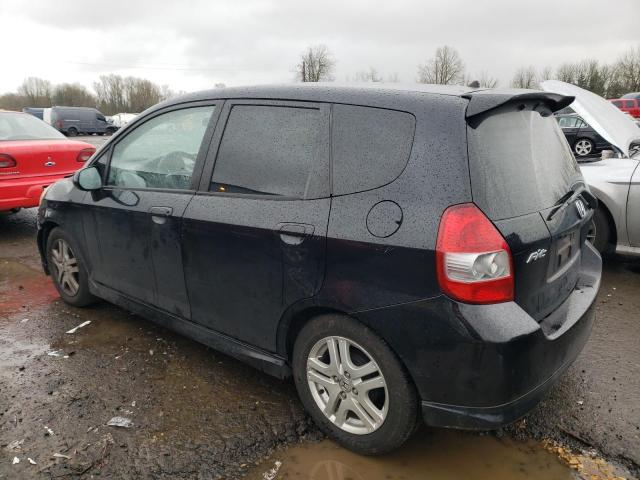 JHMGD38667S057913 - 2007 HONDA FIT S 黑色 照片 2