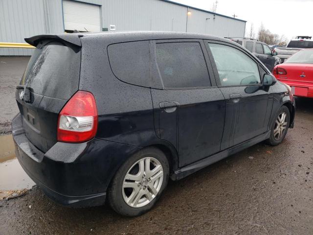 JHMGD38667S057913 - 2007 HONDA FIT S 黑色 照片 3
