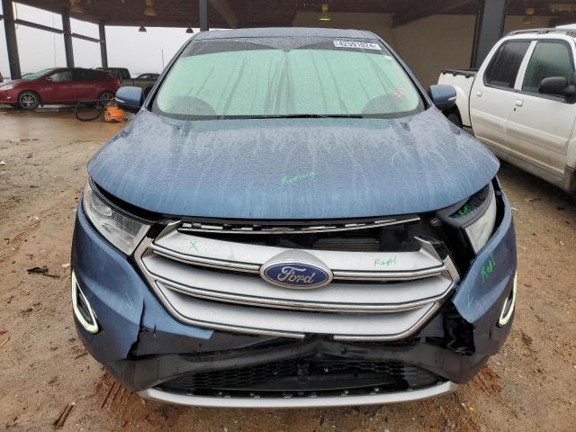 2FMPK4J82JBB15828 - 2018 FORD EDGE SEL BLUE photo 5