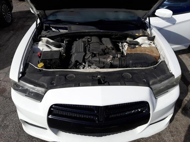 2C3CDXEJ3DH537866 - 2013 DODGE CHARGER SRT-8 WHITE photo 11