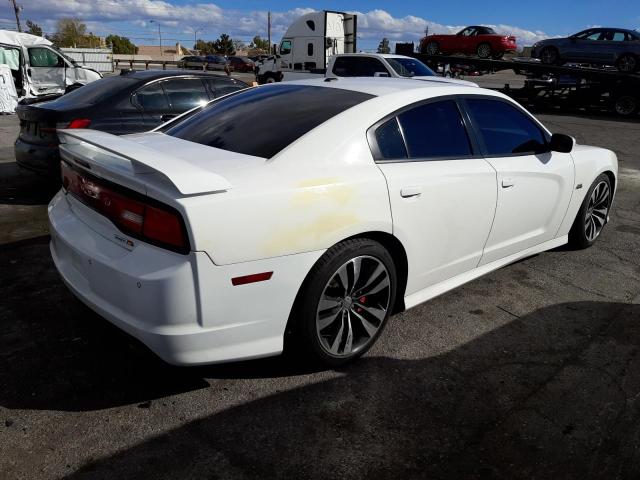 2C3CDXEJ3DH537866 - 2013 DODGE CHARGER SRT-8 WHITE photo 3