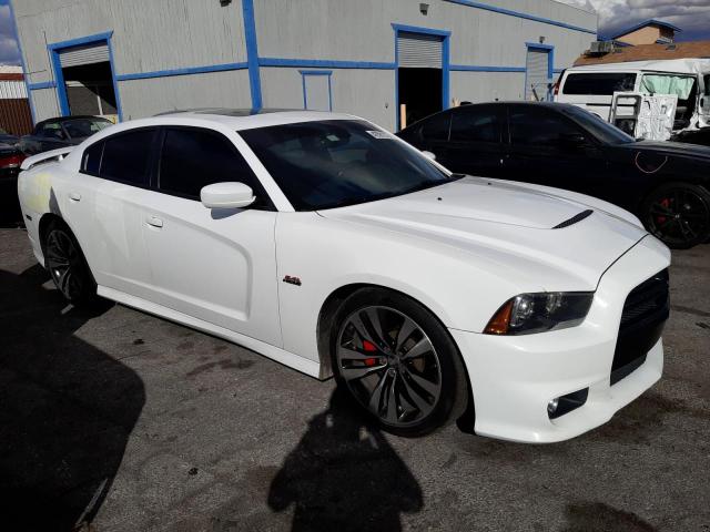 2C3CDXEJ3DH537866 - 2013 DODGE CHARGER SRT-8 WHITE photo 4