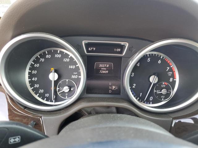 4JGDA5HB0FA473509 - 2015 MERCEDES-BENZ ML 350 4MATIC BLACK photo 9