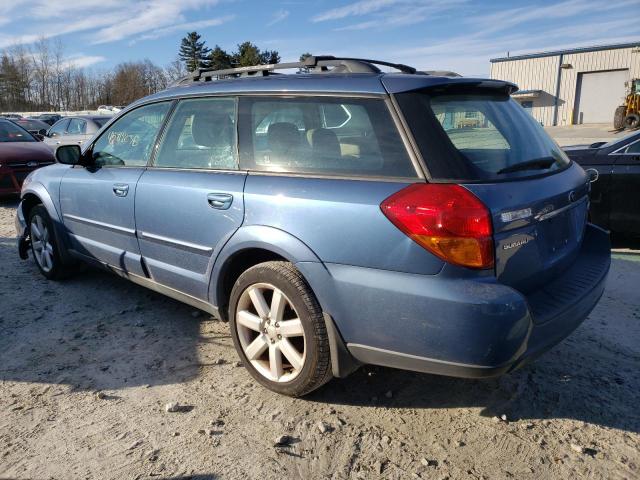 4S4BP62CX77321331 - 2007 SUBARU OUTBACK OUTBACK 2.5I LIMITED BLUE photo 2