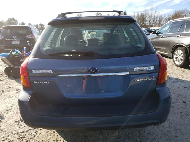 4S4BP62CX77321331 - 2007 SUBARU OUTBACK OUTBACK 2.5I LIMITED BLUE photo 6