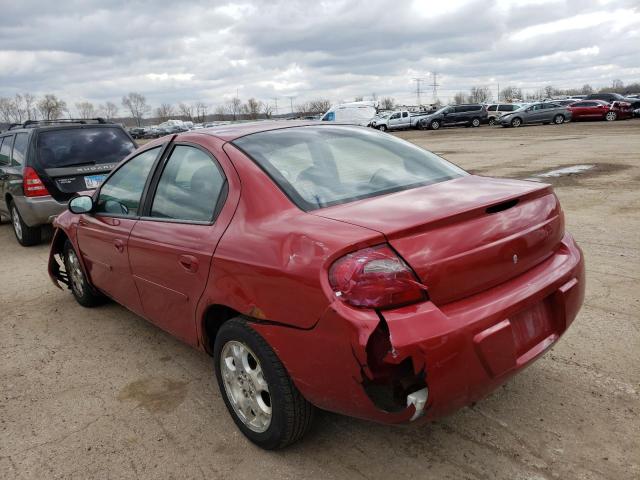 1B3ES56C25D148859 - 2005 DODGE NEON SXT RED photo 3