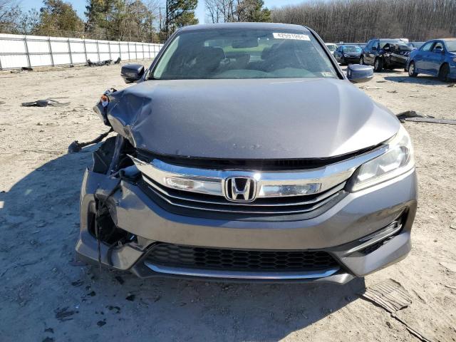 1HGCR2F79GA196366 - 2016 HONDA ACCORD EX GRAY photo 5