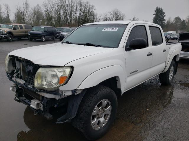 5TEJU62N37Z376366 - 2007 TOYOTA TACOMA DOUBLE CAB PRERUNNER WHITE photo 1