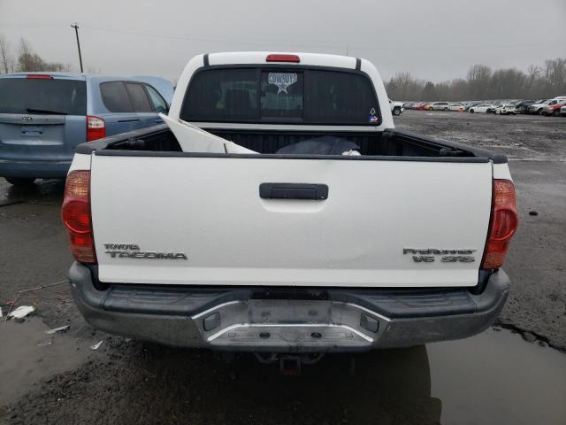 5TEJU62N37Z376366 - 2007 TOYOTA TACOMA DOUBLE CAB PRERUNNER WHITE photo 6