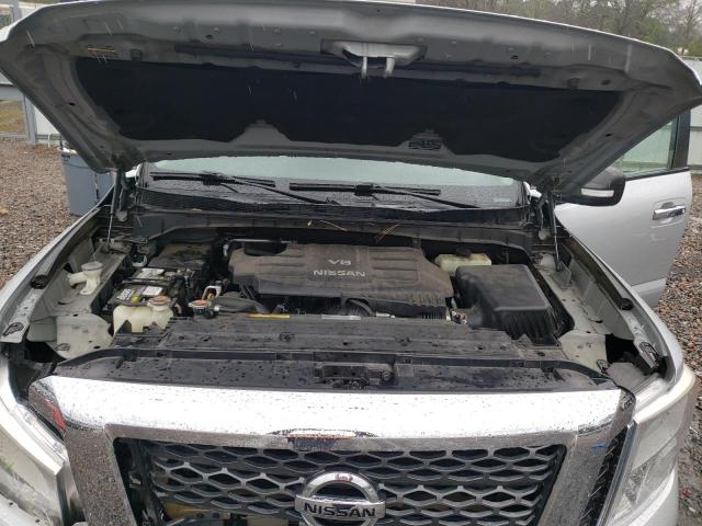 1N6AA1EK7HN571322 - 2017 NISSAN TITAN S SILVER photo 11