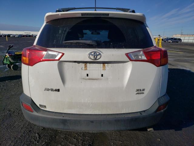 JTMRFREV8D5017734 - 2013 TOYOTA RAV4 XLE WHITE photo 6