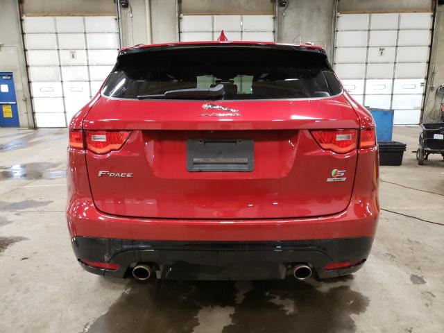 SADCM2FV6KA611460 - 2019 JAGUAR F-PACE S RED photo 6