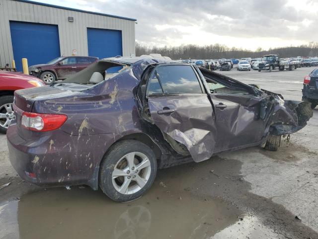 2T1BU4EEXDC096854 - 2013 TOYOTA COROLLA BASE BURGUNDY photo 3