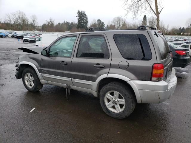 1FMCU96H56KA52722 - 2006 FORD ESCAPE HEV GRAY photo 2