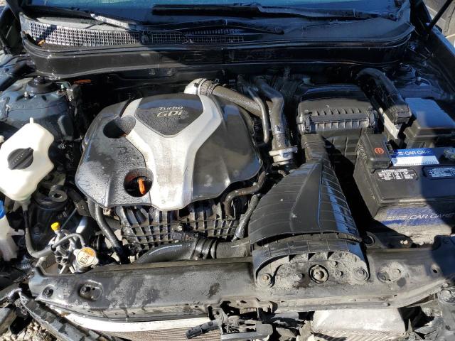 5NPEC4AB6EH909665 - 2014 HYUNDAI SONATA SE GRAY photo 11