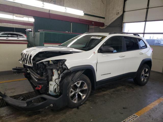 1C4PJMBS0EW128714 - 2014 JEEP CHEROKEE TRAILHAWK WHITE photo 1