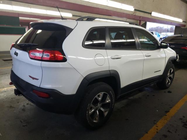 1C4PJMBS0EW128714 - 2014 JEEP CHEROKEE TRAILHAWK WHITE photo 3