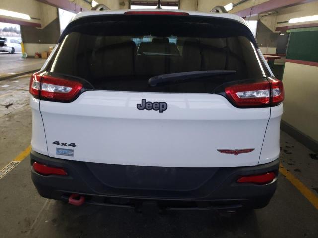 1C4PJMBS0EW128714 - 2014 JEEP CHEROKEE TRAILHAWK WHITE photo 6