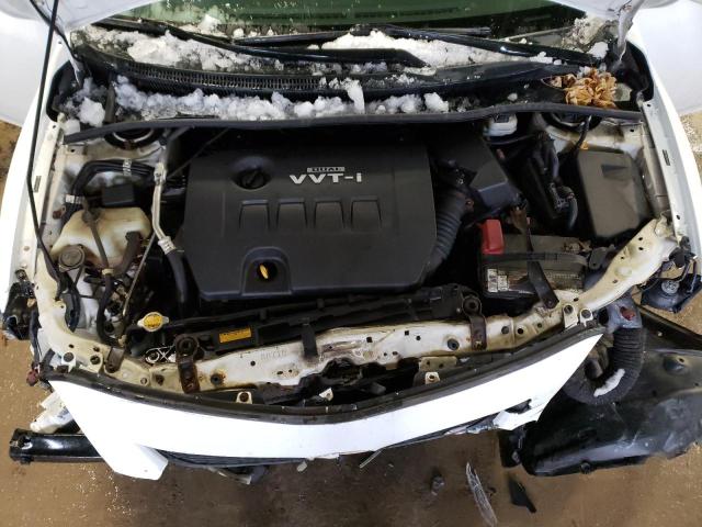 2T1BU4EE9AC409713 - 2010 TOYOTA COROLLA BASE WHITE photo 11