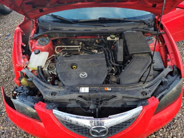 JM1BK32F981809072 - 2008 MAZDA 3 I RED photo 11