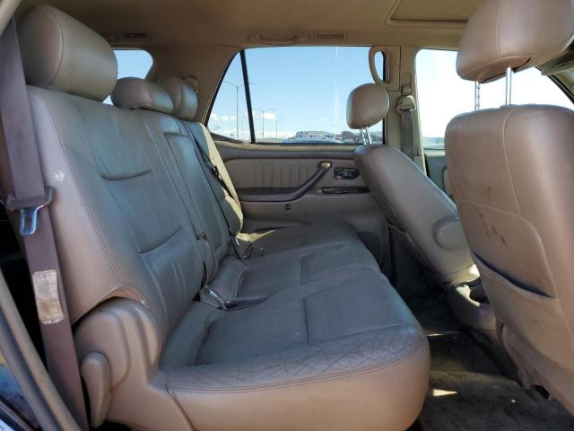 5TDBT48A44S216988 - 2004 TOYOTA SEQUOIA LIMITED BLACK photo 10