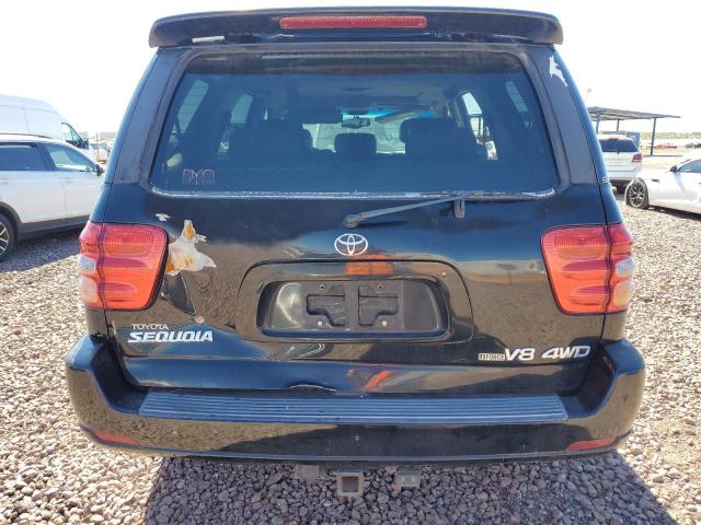 5TDBT48A44S216988 - 2004 TOYOTA SEQUOIA LIMITED BLACK photo 6