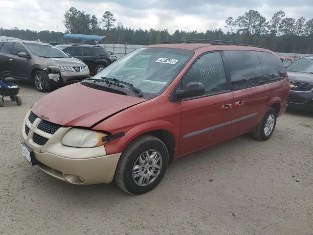 1D4GP44303B294419 - 2003 DODGE GRAND CARA SPORT RED photo 1